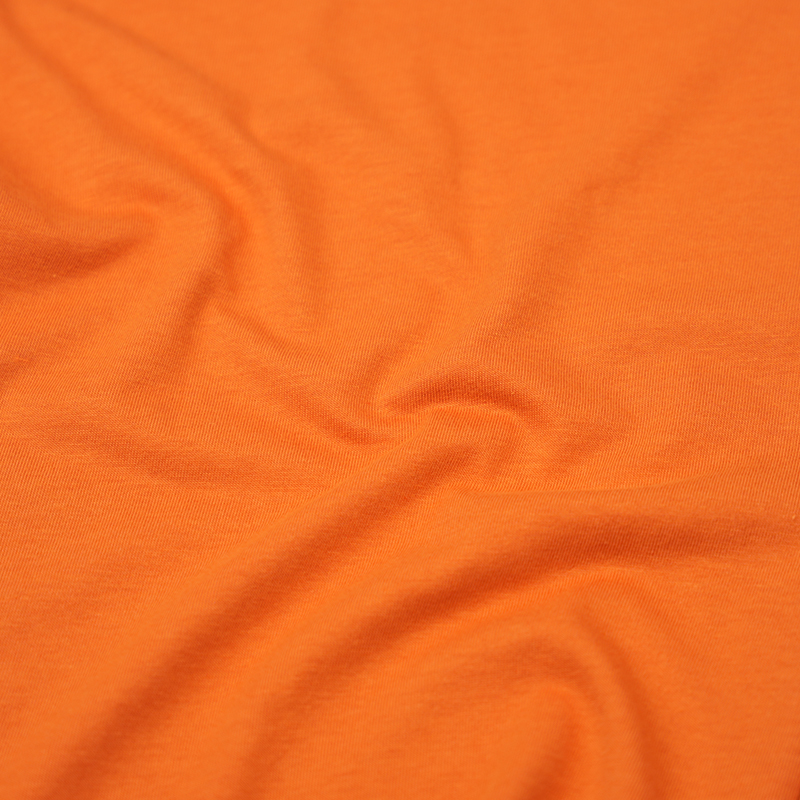 Tela de camiseta de punto de viscosa/algodón orgánico de bambú